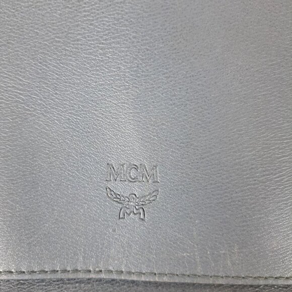 MCM Leather Gray Shoulder Bag | Laptop Bag up to 15" | Messenger Bag - Picture 4 of 12